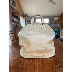 Vintage Nieman Marcus Leather Overnight Weekender Bag